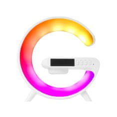 Aga RGB LED Lampa 5u1 s bežičnim punjačem Bijela