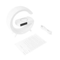 Aga RGB LED Lampa 5u1 s bežičnim punjačem Bijela