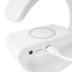 Aga RGB LED Lampa 5u1 s bežičnim punjačem Bijela