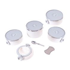 Aga Posuda za hranu 4 razine Bijela