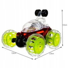 Kruzzel ACA. Vodio RGB daljinski akrobatski automobil ludi twister