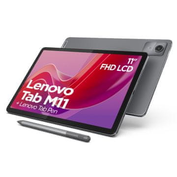 Lenovo Tablet računalo Tab M11, 4/128GB, WUXGA, Android 13, sivo + stylus (ZADA0036GR)
