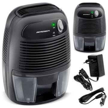 Berdsen BR-68B crni odvlaživač zraka s adapterom za automobil