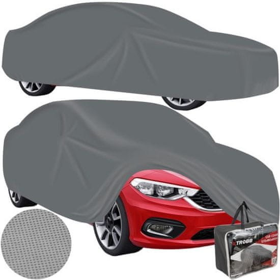 Xtrobb zaštitna zaštitna cerada za auto, siva, veličina XXL (572 x 180 x 120 cm)