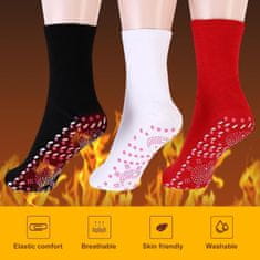 Netscroll 2x Samogrijaće terapeutske čarape, termo čarape za bolju cirkulaciju, udobne i prozračne, za skijanje, planinarenje i hladno vrijeme, unisex, TherapySocks, 2