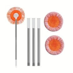 HOME & MARKER® 360° mop s mikrovlaknima za podove i prozore, teleskopski i višenamjenski čistilac | CORALMOP