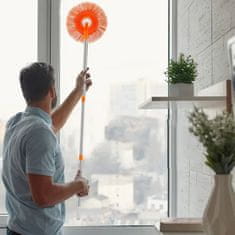 HOME & MARKER® 360° mop s mikrovlaknima za podove i prozore, teleskopski i višenamjenski čistilac | CORALMOP