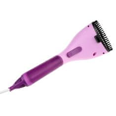 HOME & MARKER® Ručni putni parni likalnik 40x12 cm, za okomito glačanje (roza/bijela) | STEAMY