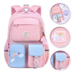 CoZy Vodootporni dječji školski ruksak Duga