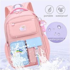 CoZy Vodootporni dječji školski ruksak Duga