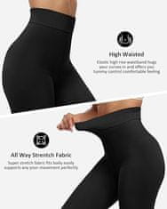 Netscroll Ženske zimske termalne tajice, toplo podstavljene, visok struk, mekane i elastične, ženske tople tajice oblikuju figuru, univerzalna veličina, HotLeggings