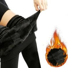 Netscroll Ženske zimske termalne tajice, toplo podstavljene, visok struk, mekane i elastične, univerzalna veličina, HotLeggings