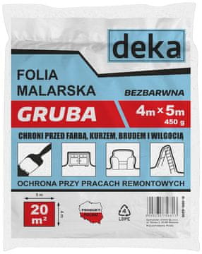 SOLID Debela prozirna folija za slikanje 4*5M 450G - D-300-0215