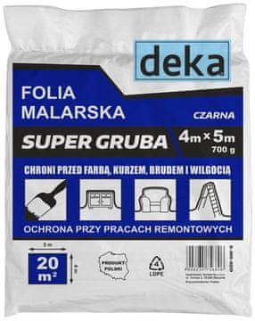 SOLID Super debela crna folija za slikanje 4*5M 700G - D-300-0210