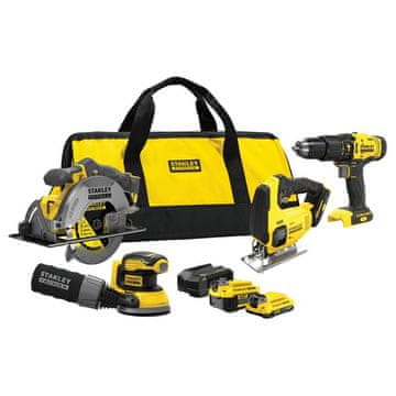 Stanley SET OD 4 ELEKTRIČNA ALATA 18V V20 1*2.0AH 1*4.0AH - S/SFMCK412MD