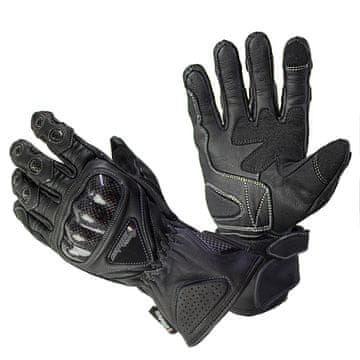 Cappa Racing Rukavice za motor CAP kožne duge crne