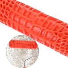 HOME & MARKER® Valjak za bojanje - aluminijski okvir, širina 18 cm (crvena) za precizno nanošenje | CROCWALL