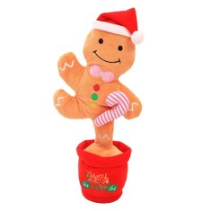 JOJOY® Interaktivna plišana igračka, koja pleše i ponavlja riječi, božićna igračka | DANCETKO Kolačić