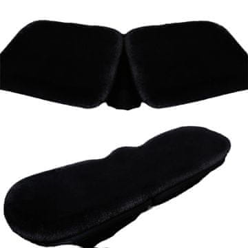 JOIRIDE® Komplet podloga za autosjedala, 3 kom, mekani, plišani, ergonomski jastuci, s protukliznom podlogom | COZYCAR