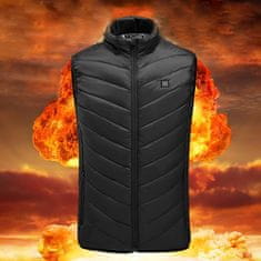 USB grijani prsluk bez rukava s 3 razine temperature, prsluk za hladnoću (uniseks) | FLAMEVEST, M