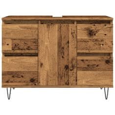 Vidaxl Kupaonski ormarić boja drva 80 x 33 x 60 cm konstruirano drvo