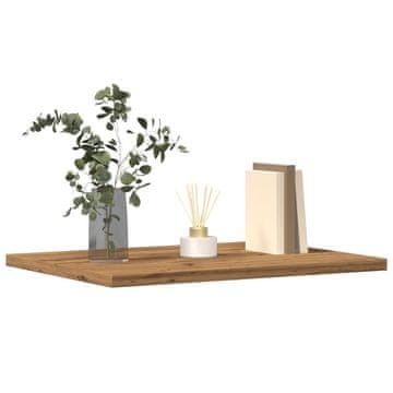 Vidaxl Police za knjige, 4 kom, Artisan hrast, 40x30x1,5 cm