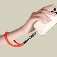 Tech-protect Wrist Strap vezica za mobitel, zarančasta/crno