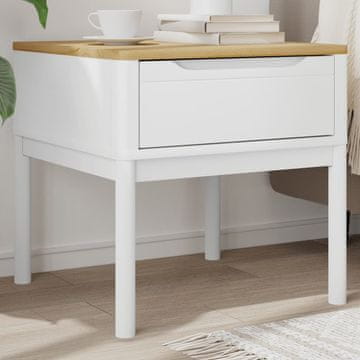 Vidaxl FLORO Stolna lampa Bijela 55x55x54 cm Bor