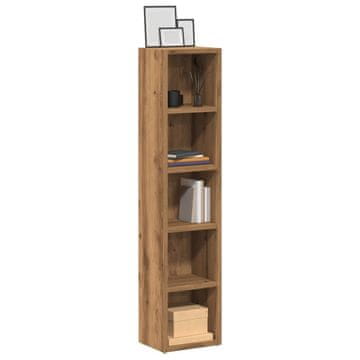 Vidaxl CD ormarići, set od 2, Artisan hrast, 21x16x93,5 cm
