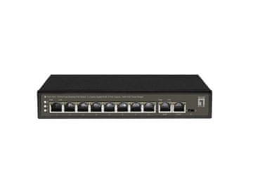 Level One FGP-1031 switch 8xFE PoE/2xGE 120W