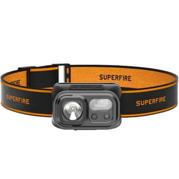 SupFire Supfire HL23-S LED čeona lampa 5W, 350lm, USB-C, Li-ion