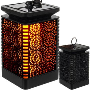 MG Outdoor Lantern solarna svjetiljka, crno