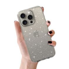 MG Crystal Glitter maska za iPhone 16, srebro