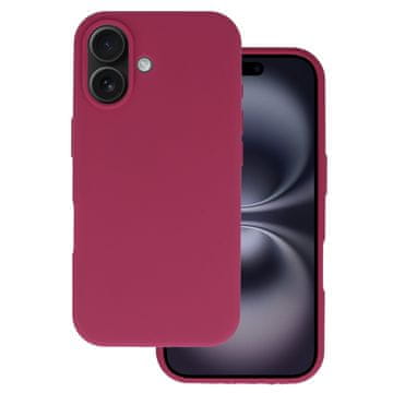 MG Silicone Lite maska za iPhone 16, bordo