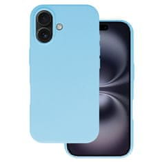 MG Silicone Lite maska za iPhone 16, svijetlo plava
