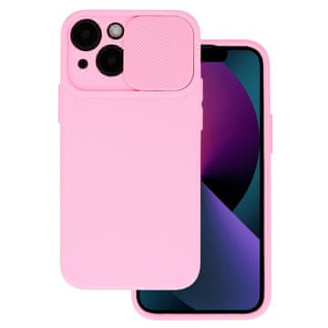 MG Camshield Soft maska za iPhone 14, svijetlo ružičasta