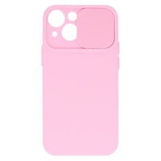 MG Camshield Soft maska za iPhone 14, svijetlo ružičasta