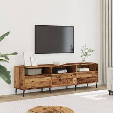 Vidaxl TV ormarić, antikno drvo, 150x30x44,5 cm