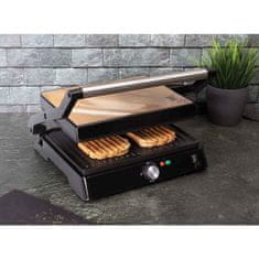 Berlingerhaus Kontaktni grill s nelijepivom površinom 2000 W Rosegold Metallic Line