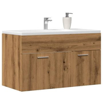 Vidaxl Ormarić za sudoper Artisan hrast 90x38,5x46 cm