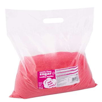 Šećer za aparat za šećernu vunu, granulacija 0,8-1,2 mm, prirodna aroma, CRVENI, 5 kg