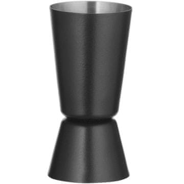 Dvostrana barmenska mjerna čaša za koktele 25 ml 35 ml - crna