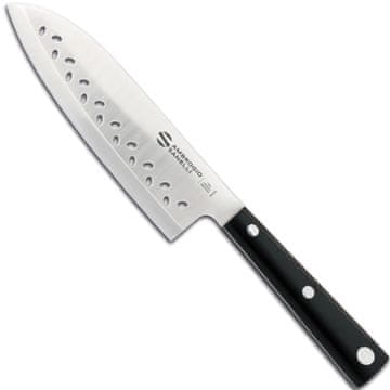 Ambrogio Sanelli SANTOKU KUHARSKI NOŽ S KUGLIČNIM BRUSILOM ZA POVRĆE I MESO 160 MM