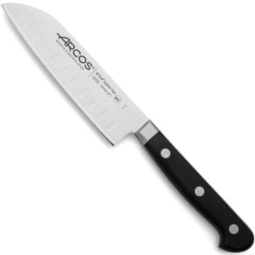 Santoku nož s kugličnim brusom ÓPERA, duljina 140/262 mm