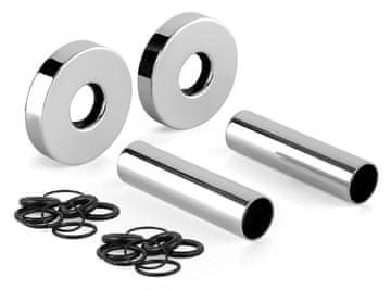 Bruckner Kružna prekrivna rozeta WICHER, par, kromirana završna obrada