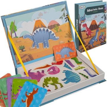 slomart ISO TRADE Magnetna slagalica - Dinosaurusi 24730