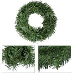 HOME & MARKER® Umjetni božićni borov vijenac, 5,5 m, dekoracija za kamin i stubište | HOLIPINE