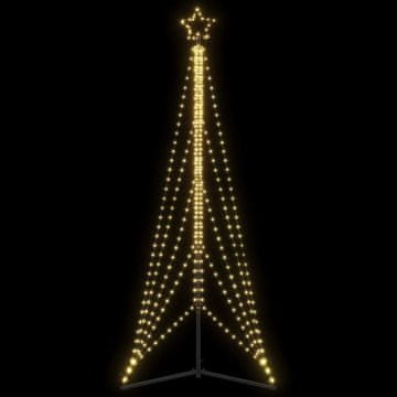 Vidaxl lampice za božićno drvce, 525 toplo bijelih LED dioda, 300 cm