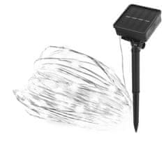 LED nano lanac sa solarnim kolektorom, hladna bijela, 12 m