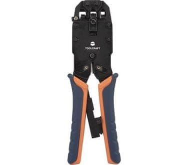 Toolcraft Kliješta za krimpovanje modularnih konektora RJ10, RJ11, RJ12, RJ45